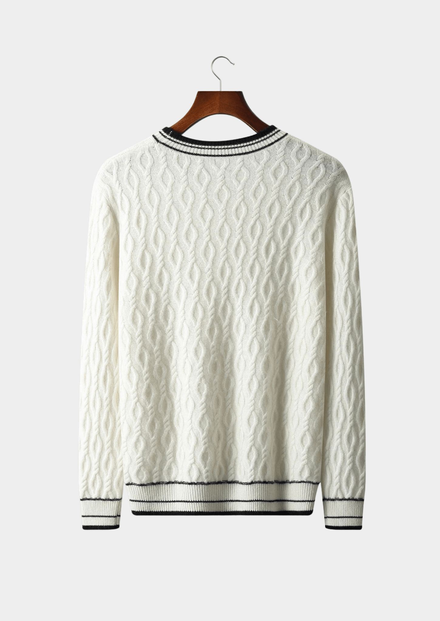 PURE EXTRA - FINE MERINO WOOL JACQUARD CREWNECK - Derada