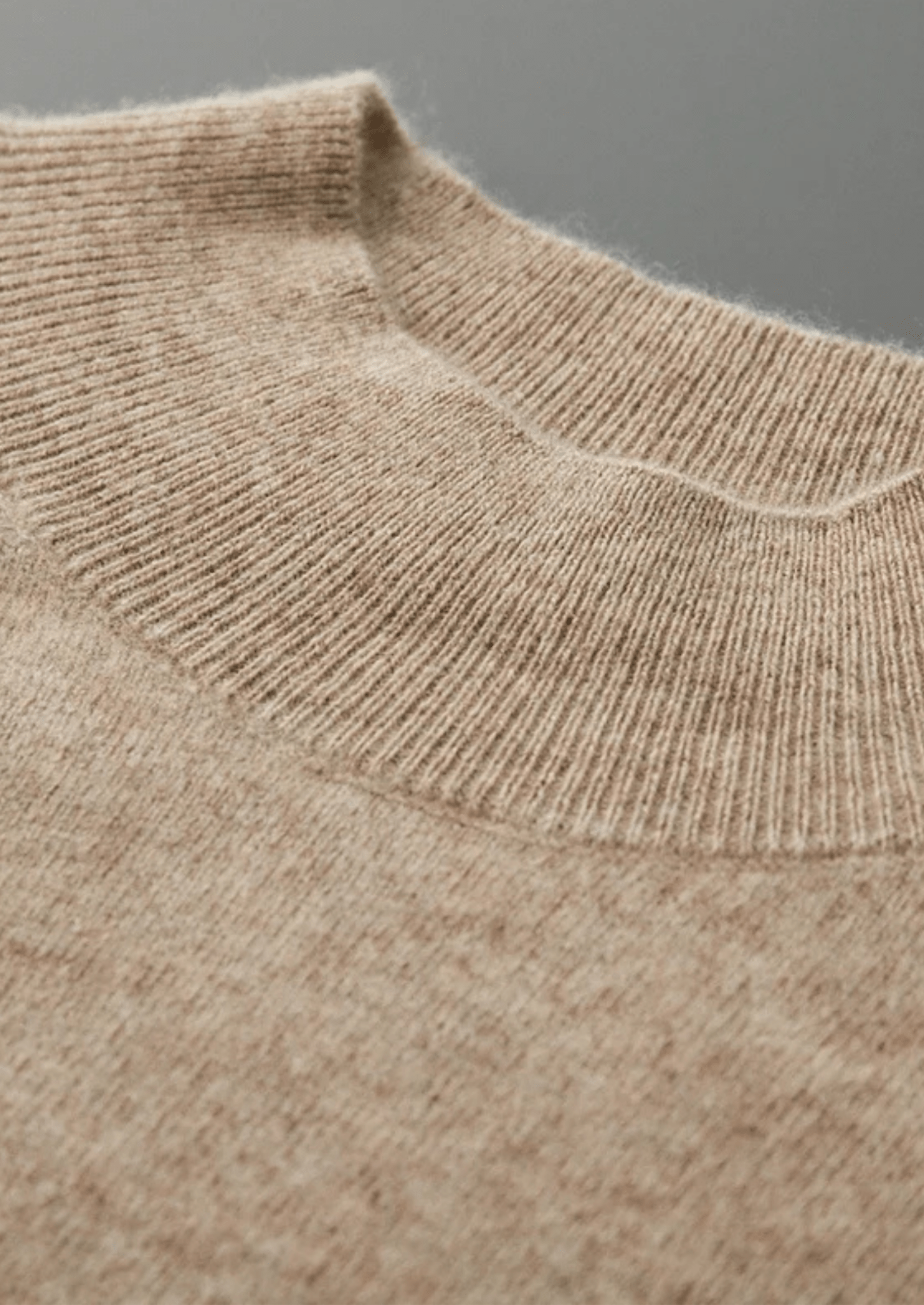 PURE EXTRA - FINE MERINO WOOL RAGLAN MOCKNECK - Derada