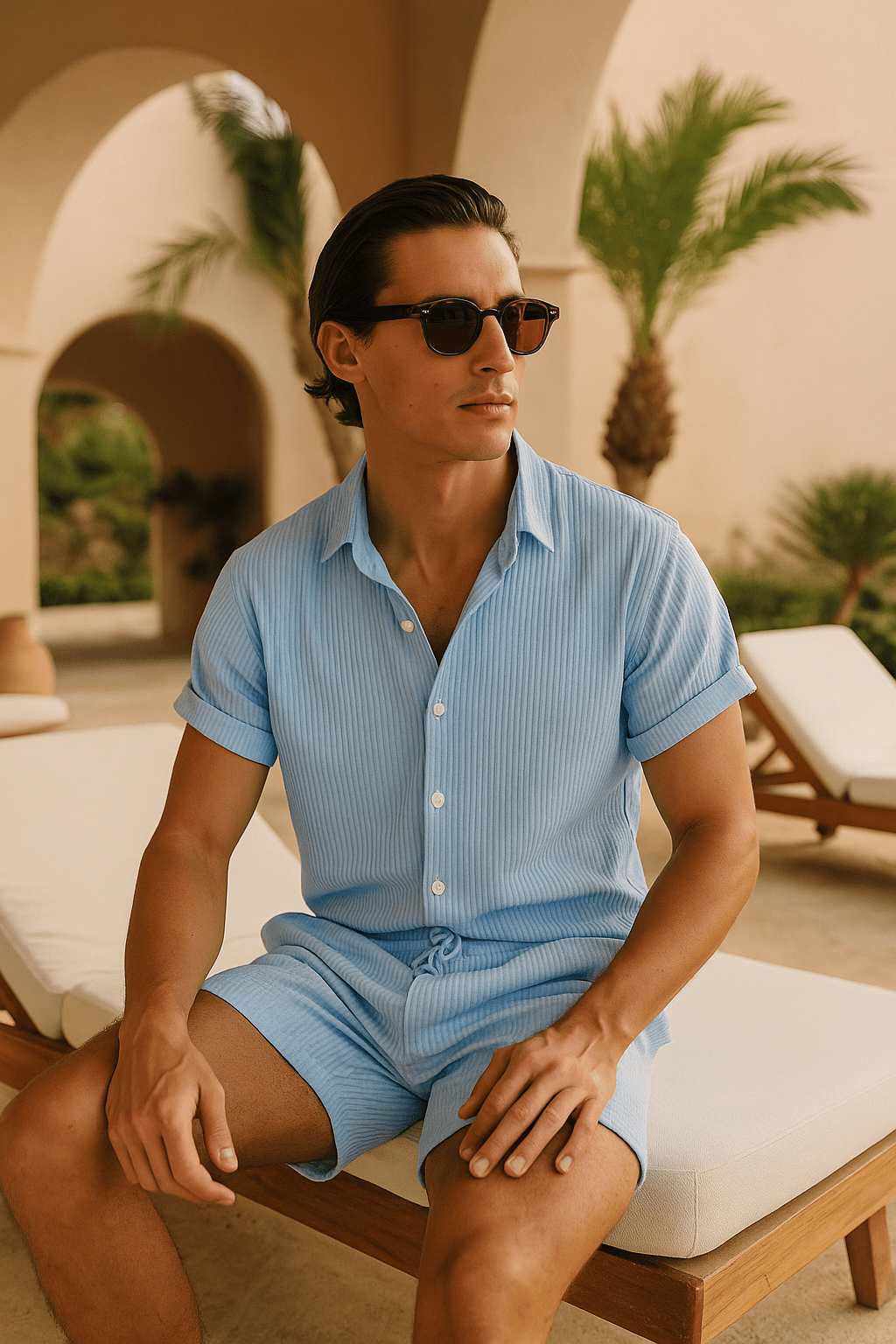 Derada | Strakke Geribbelde Set - Derada Fashion