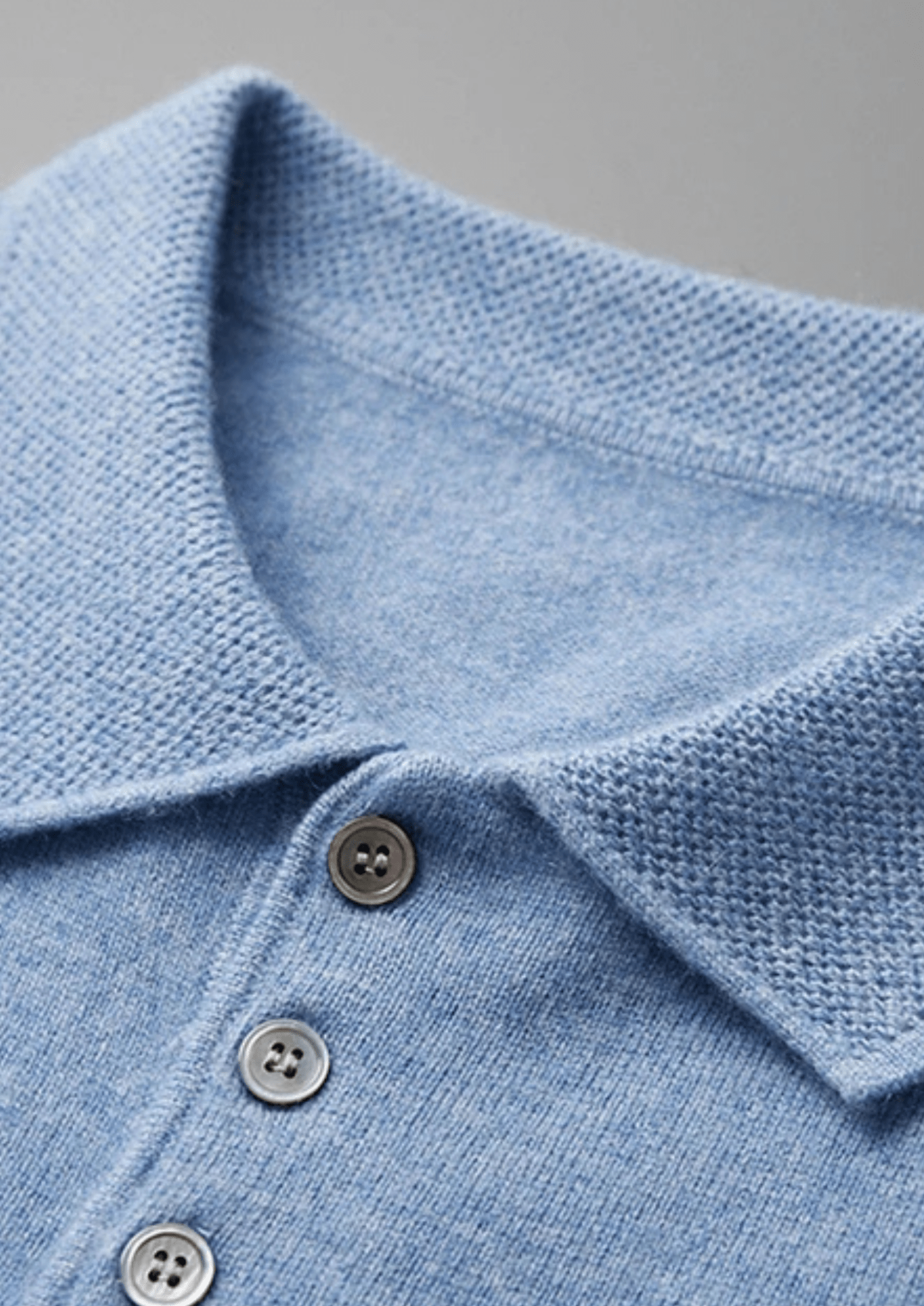 PREMIUM CASHMERE CLASSIC POLO SHIRT - Derada