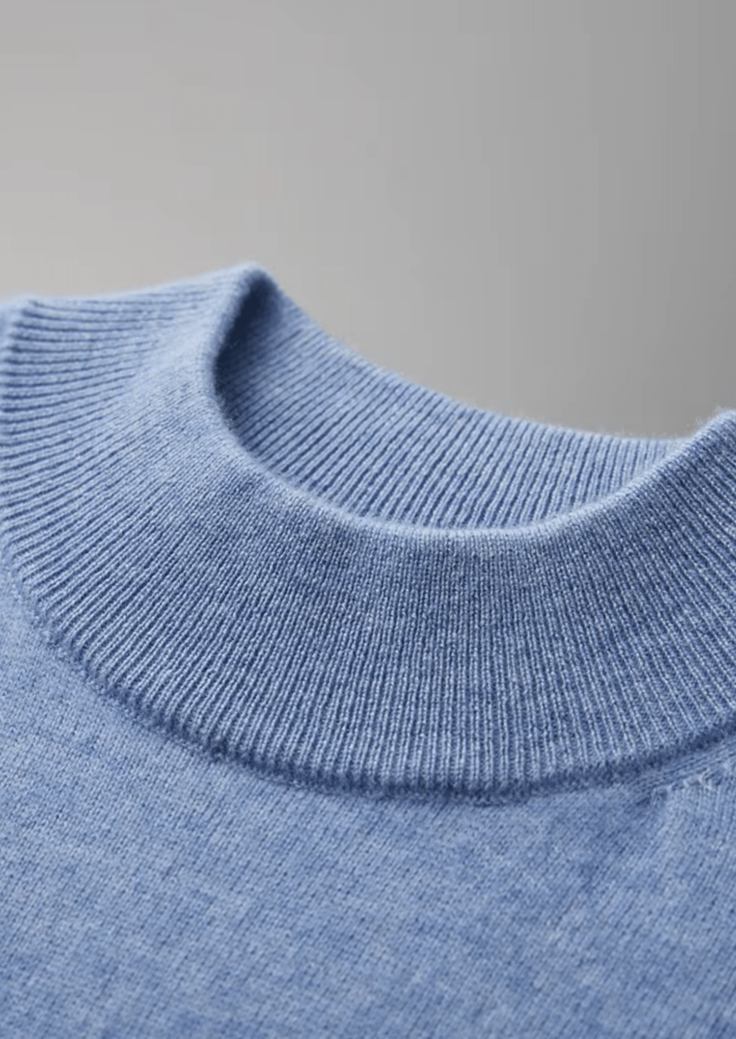 PREMIUM CASHMERE MOCK NECK T - SHIRT - Derada