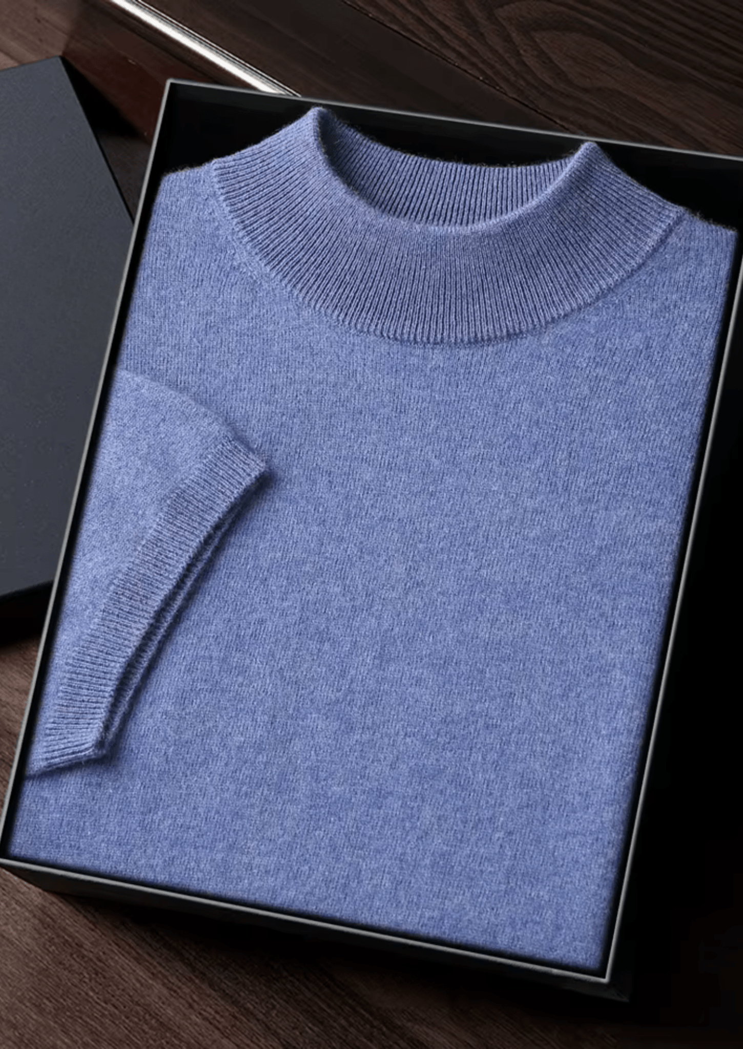 PREMIUM CASHMERE MOCK NECK T - SHIRT - Derada