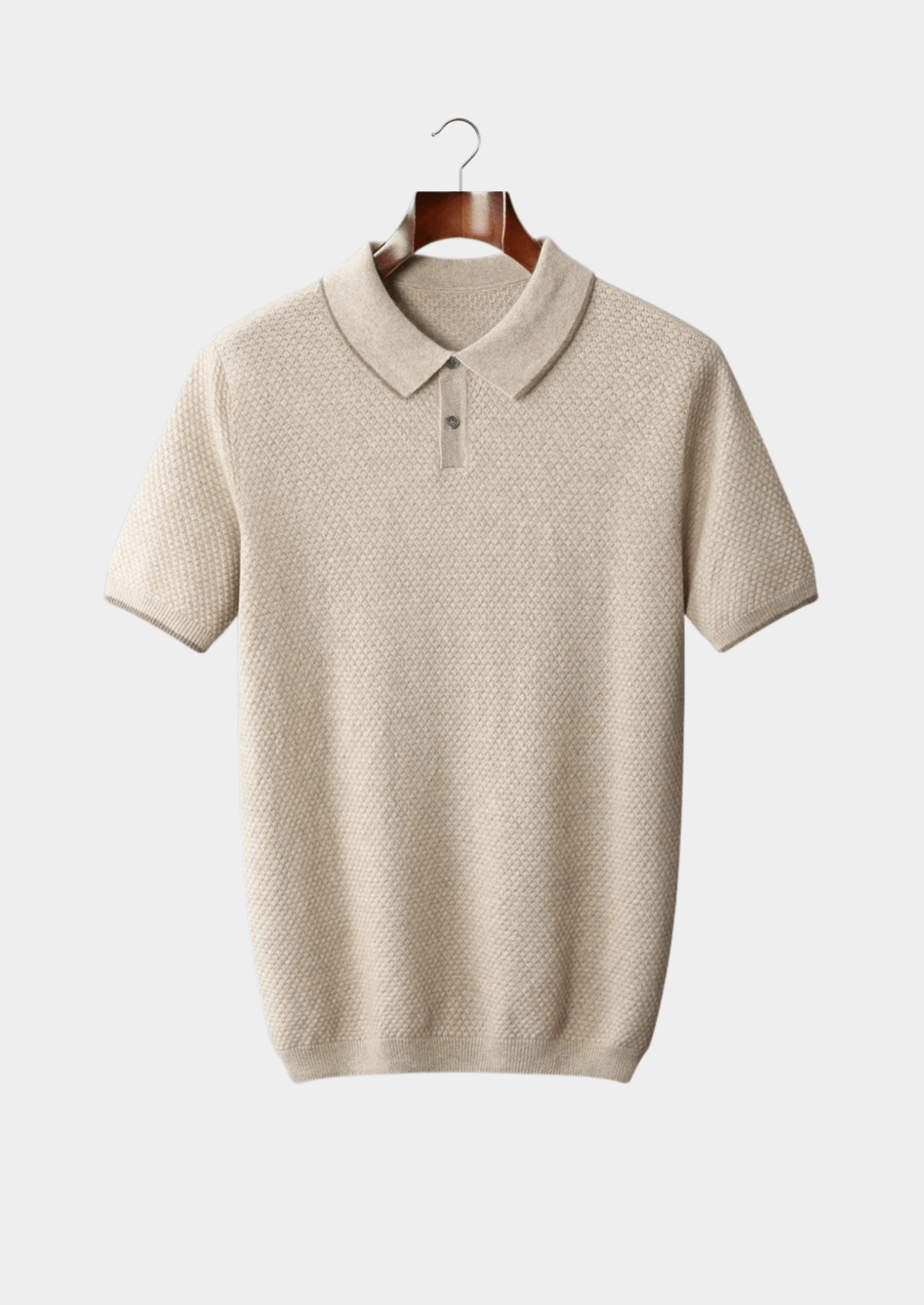 PREMIUM CASHMERE TWO - TONE POLO - Derada