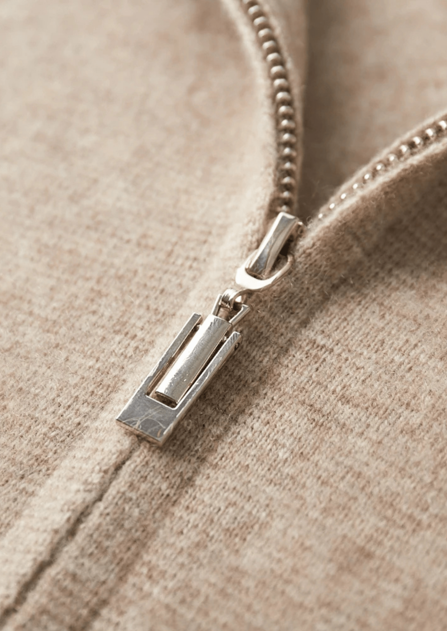 PREMIUM CASHMERE ZIPPER CARDIGAN - Derada