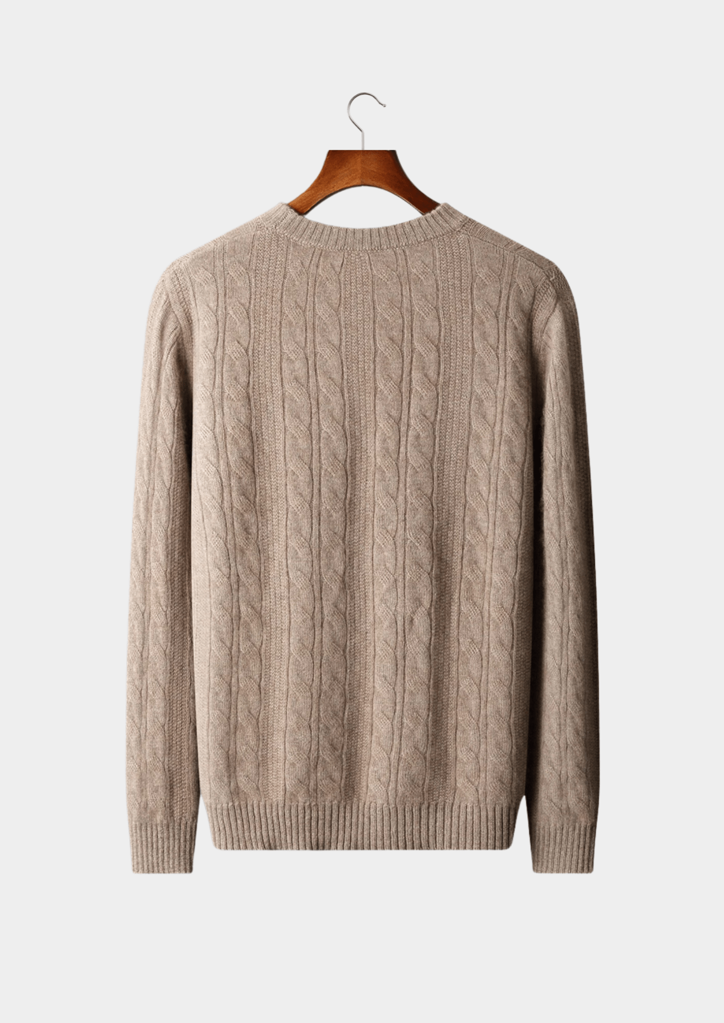PURE EXTRA - FINE MERINO WOOL CABLE CREWNECK - Derada
