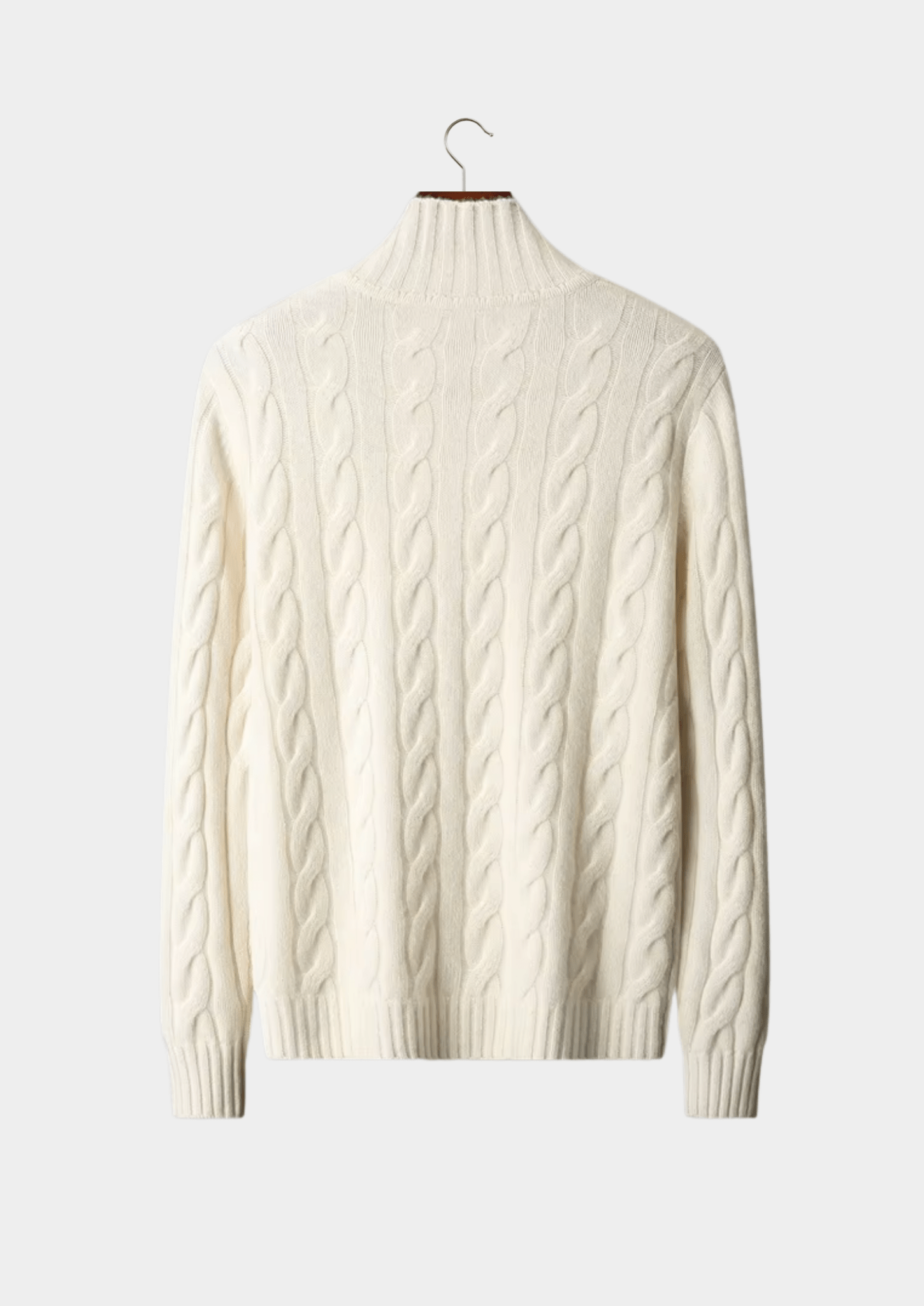 PURE EXTRA - FINE MERINO WOOL DUAL - ZIP CABLE CARDIGAN - Derada