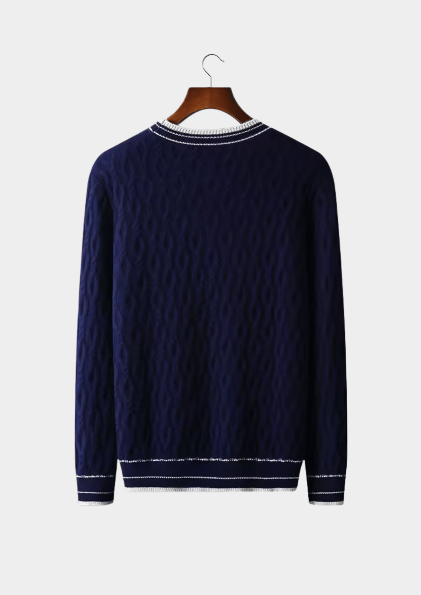 PURE EXTRA - FINE MERINO WOOL JACQUARD CREWNECK - Derada