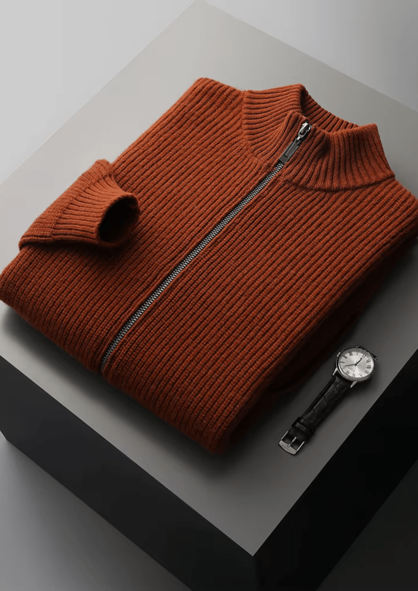 PURE EXTRA - FINE MERINO WOOL RIBBED CARDIGAN - Derada