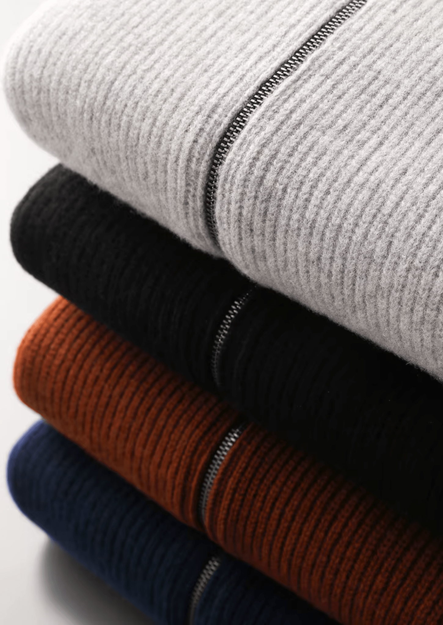 PURE EXTRA - FINE MERINO WOOL RIBBED CARDIGAN - Derada