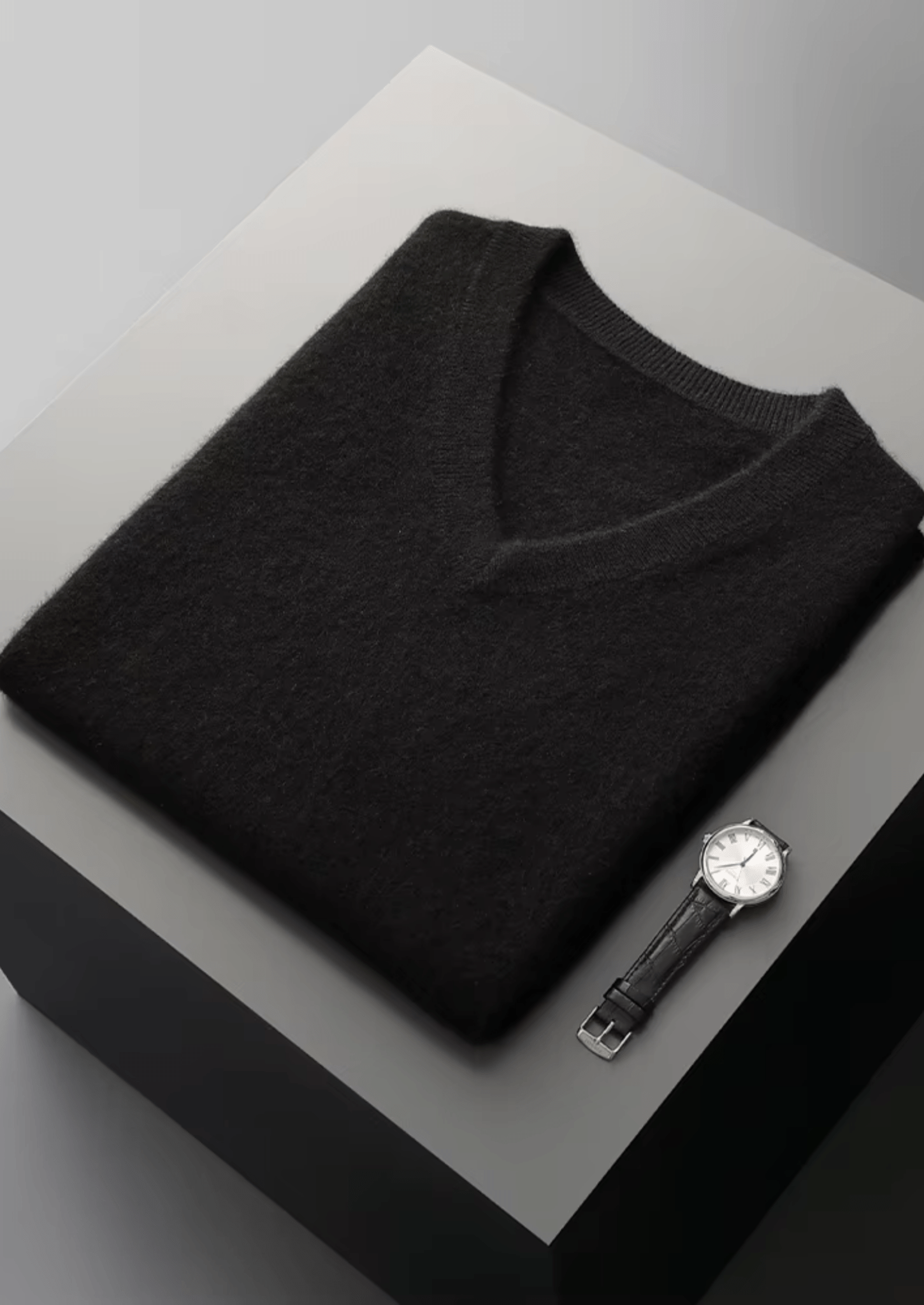 PURE EXTRA - FINE MERINO WOOL V - NECK VEST - Derada