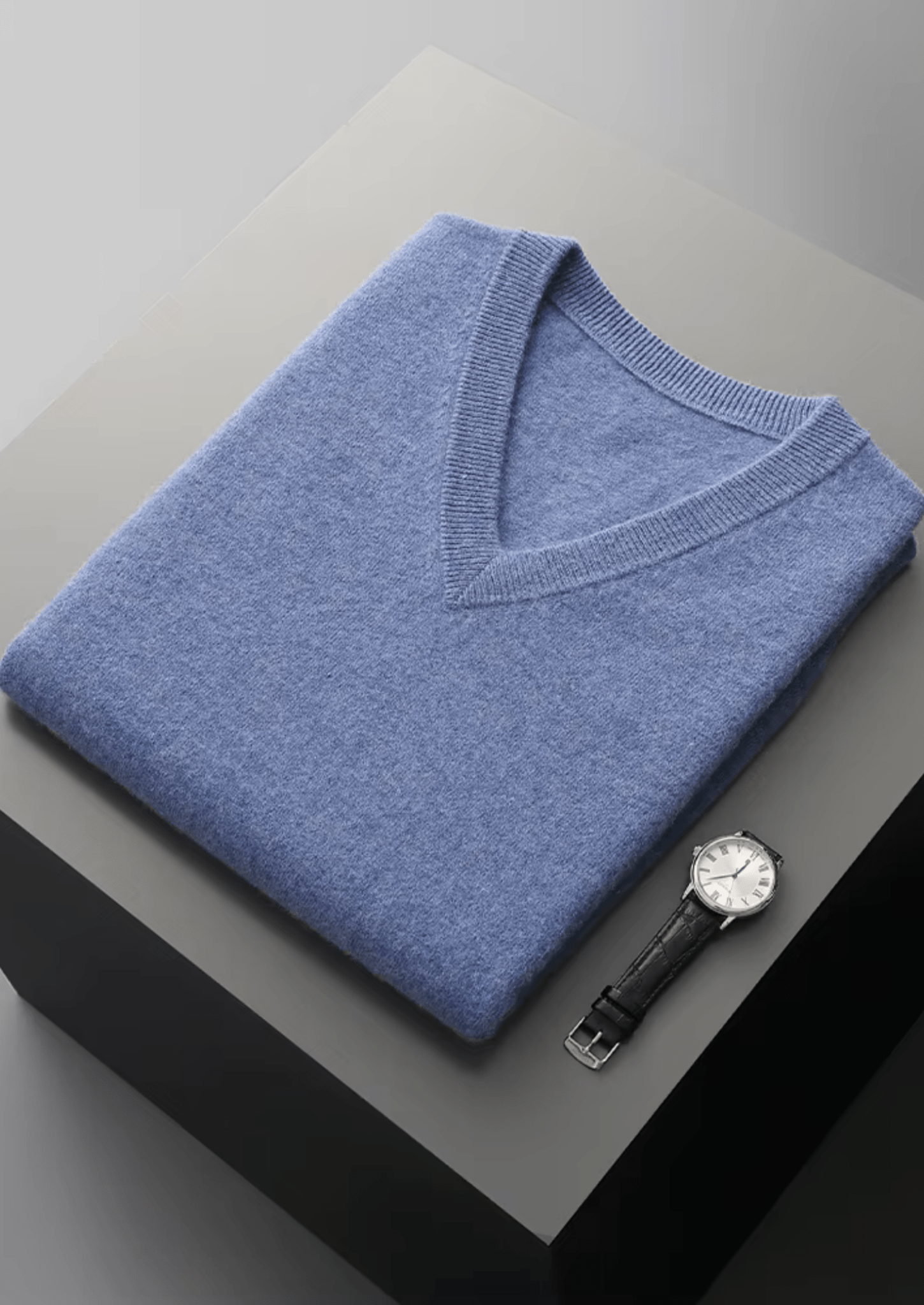 PURE EXTRA - FINE MERINO WOOL V - NECK VEST - Derada